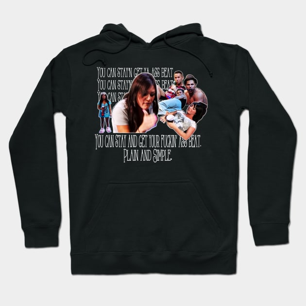 Jwoww Ass Beat Hoodie by Ladybird Etch Co.